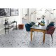 Gạch lát nền terrazzo Ấn Độ 60X60 Dove đá mờ nhám