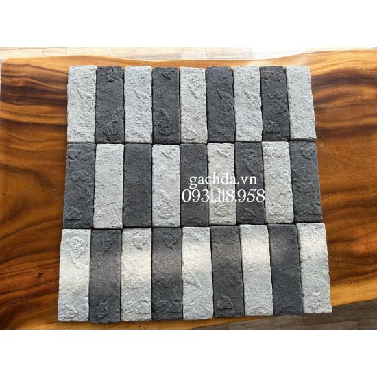 Gạch Giả Cổ 6x19 cm Mix 2 Màu