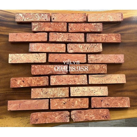 Gạch cổ bìa ốp tường 4.8 - 5x19-20 cm ốp trang trí