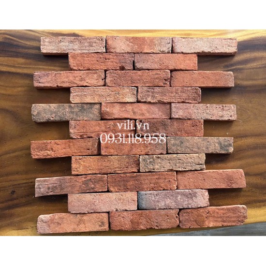 Gạch cổ bìa ốp tường 4.8 - 5x19-20 cm ốp trang trí