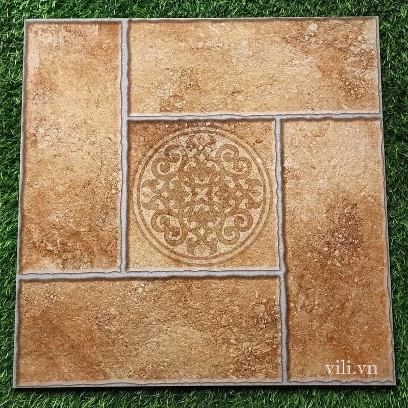 Gạch lát sân vườn 50x50cm bề mặt đá nhám — chống trượt R11